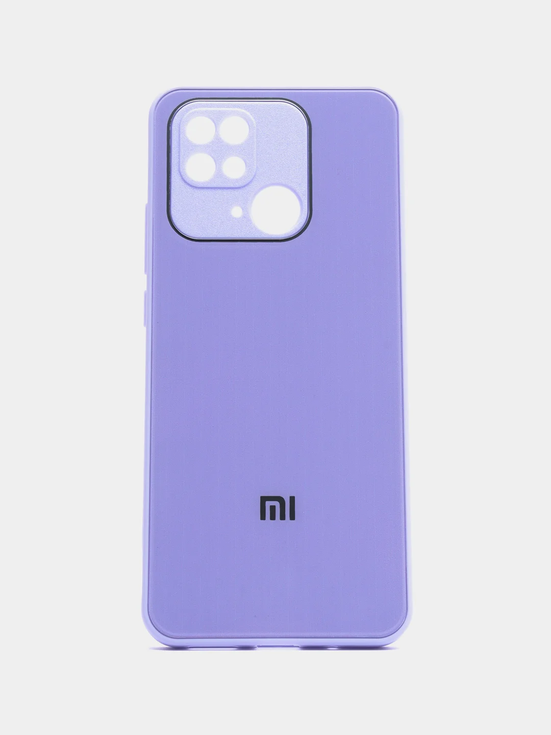 Сиреневый чехол на Xiaomi Redmi 10C Poco C40 (Сяоми Редми 10С Поко С40), пластиковый, под стекло