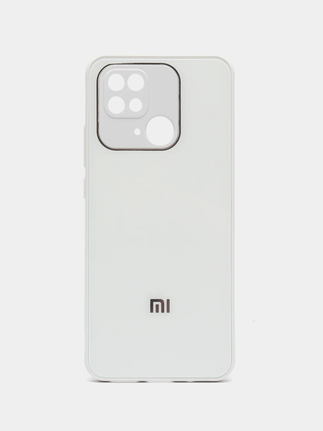 Слоновая кость чехол на Xiaomi Redmi 10C Poco C40 (Сяоми Редми 10С Поко С40), пластиковый, под стекло