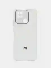 Слоновая кость чехол на Xiaomi Redmi 10C Poco C40 (Сяоми Редми 10С Поко С40), пластиковый, под стекло