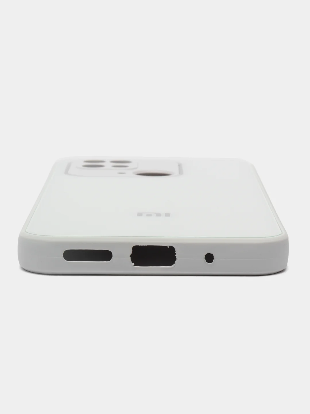 Слоновая кость чехол на Xiaomi Redmi 10C Poco C40 (Сяоми Редми 10С Поко С40), пластиковый, под стекло