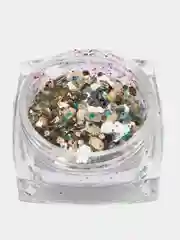 Аметистовый блестки для декора ногтей