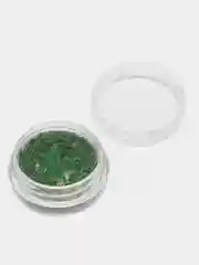 Зеленый блестки для декора ногтей