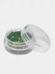 Зеленый блестки для декора ногтей