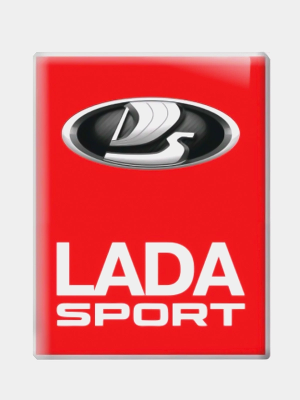 3D наклейка, стикер на телефон, салон автомобиля Lada Sport, Лада, 1 шт