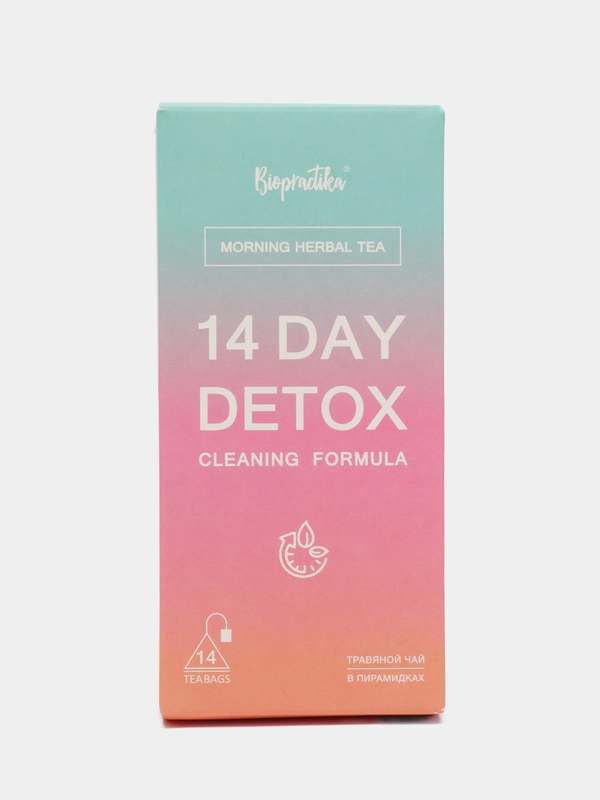 Чай травяной Biopractika 14 day Detox очищение организма, 42 гр