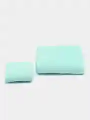 Бирюзовый полотенце банное, из микрофибры
