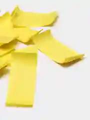 Желтый конфетти прямоугольник, бумага