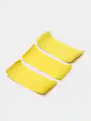 Желтый конфетти прямоугольник, бумага
