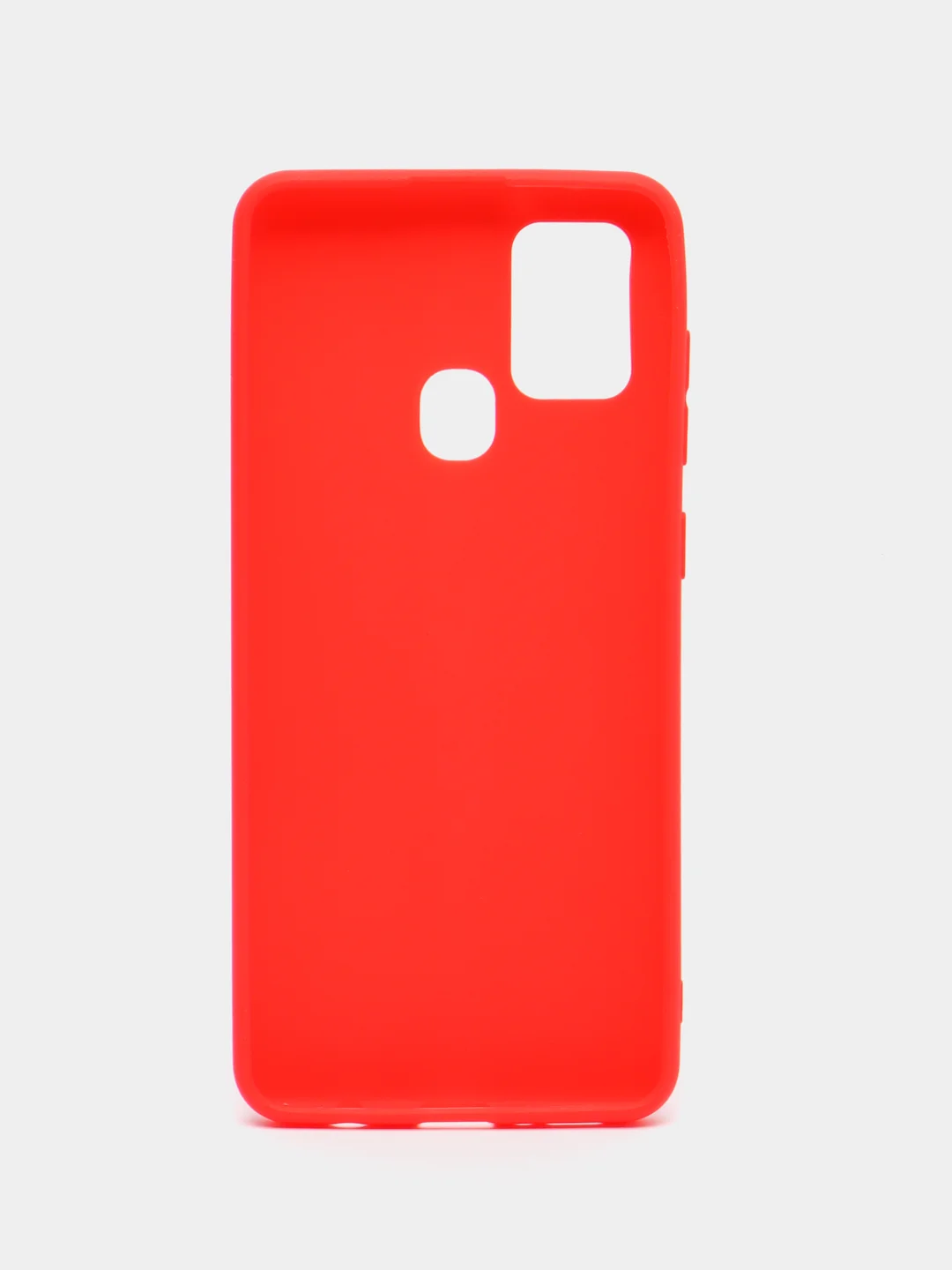 Красный однотонный силиконовый чехол Samsung A22 A31 A70 A10 A30 A41 M62 S9+ S10 S20 Ultra