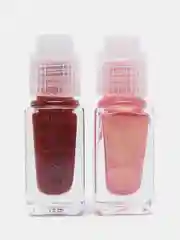 Алый лак двойной в двойном флаконе, маникюр и педикюр