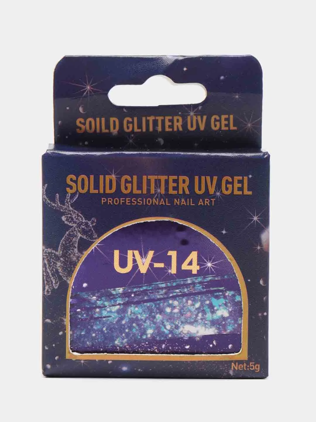 Фиолетовый uv/led, твердый блестящий гель-глиттер, для дизайна ногтей, гель-лак для ногтей