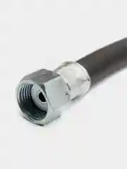 Черный шланг газовый  Резиновый Гайка-Штуцер, для плиты, духового шкафа и вароч. панели