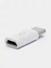 Белый переходник Micro-USB to Type-C OTG 2.0А Оригинал