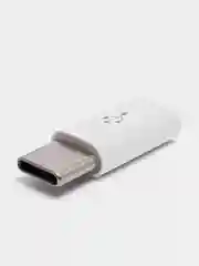 Белый переходник Micro-USB to Type-C OTG 2.0А Оригинал