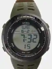 Зелёный хаки мужские наручные часы Skmei DG1167  в подарочной упаковке