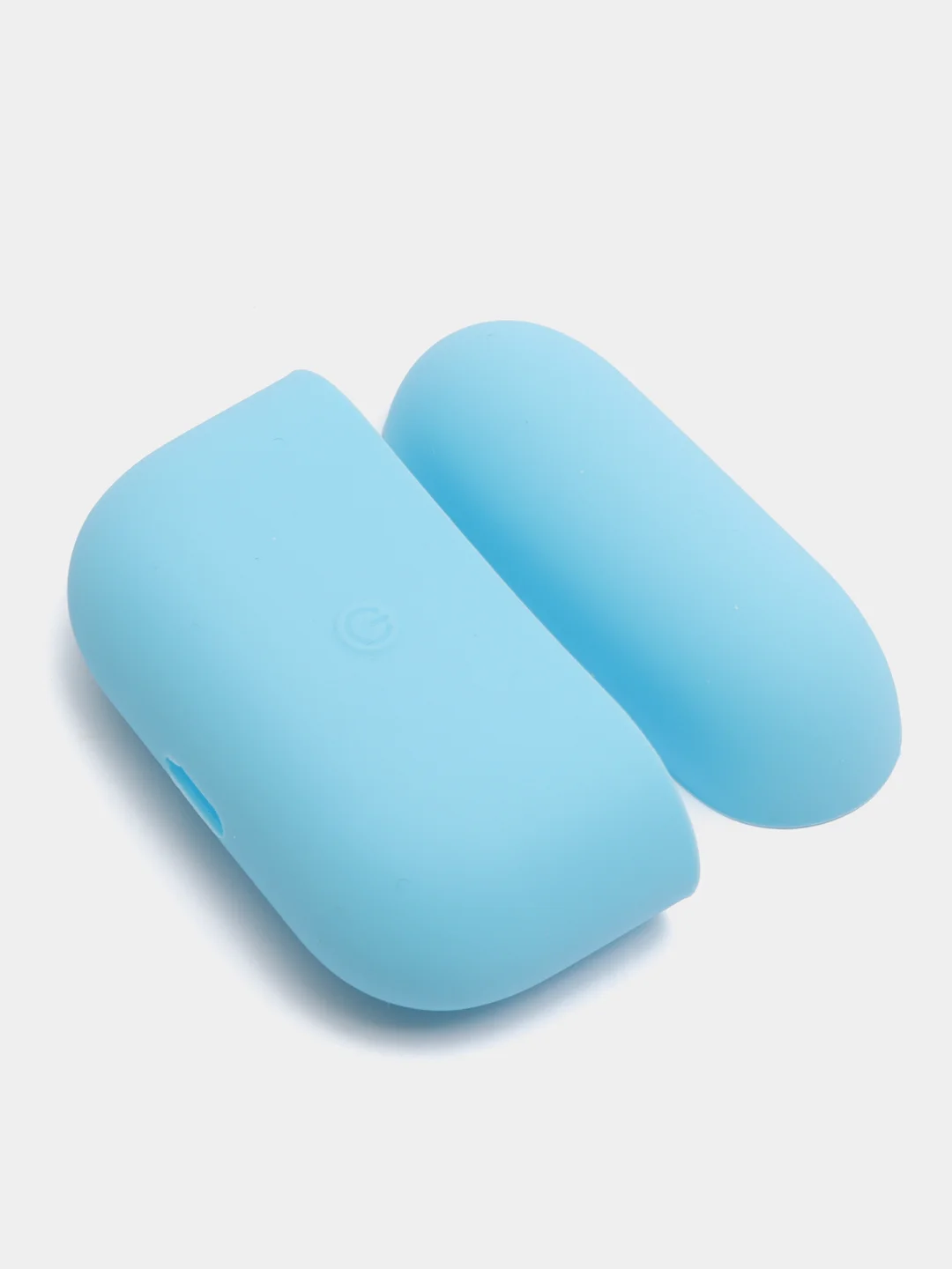 Голубой силиконовый чехол для Apple Airpods Pro, 1, 2, 3