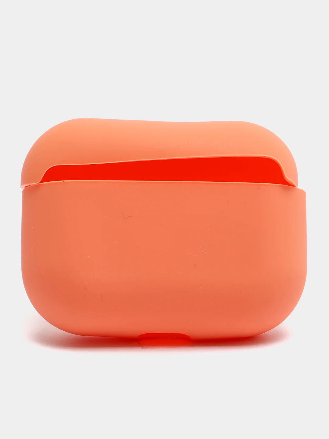 Кораллово-розовый силиконовый чехол для Apple Airpods Pro, 1, 2, 3