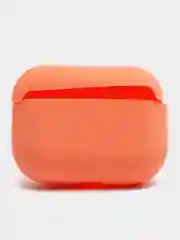 Кораллово-розовый силиконовый чехол для Apple Airpods Pro, 1, 2, 3