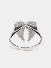 Белый серьги, серебро, каффы