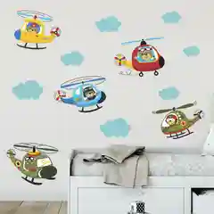 Наклейки интерьерные на стену, на мебель, в детскую комнату