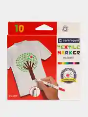 Набор маркеров для ткани "Textil Marker 2739", 10 цв, 1,8 мм