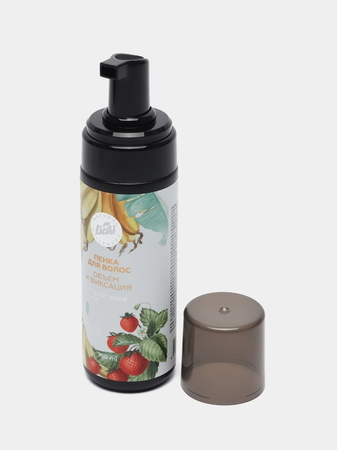 Lichi протеиновая пенка мусс для укладки создания объёма у корней и фиксации волос