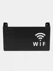 Черный полка-короб настенная, для WI-Fi роутера, ящик для WI-FI, полка для роутера