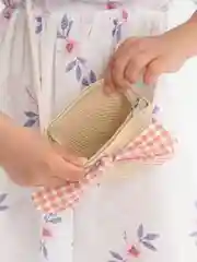 Светло-бежевый шляпа и детская сумка