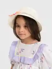 Молочный шляпа и детская сумка