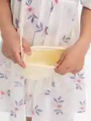 Молочный шляпа и детская сумка