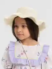 Молочный шляпа и детская сумка