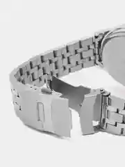 Серебряный мужские наручные часы KINGNUOS K-1856 с календарем, в подарочной упаковке