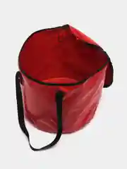 Красный складное ведро "ТАРПИКА" ПВХ 650 гр./кв.м.