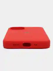 Красный чехол силиконовый на iPhone XS Max, 11 Pro, 11 Pro Max, 12 Mini, 12 Pro Max, 13 Mini