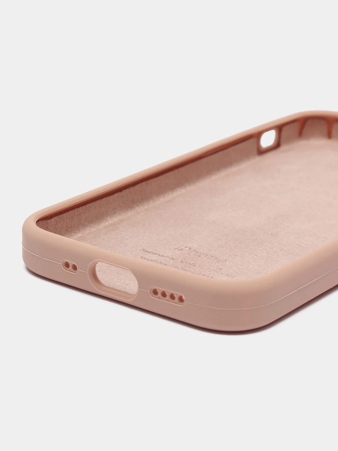 Пудровый чехол силиконовый на iPhone XS Max, 11 Pro, 11 Pro Max, 12 Mini, 12 Pro Max, 13 Mini