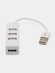 USB хаб, мини концентратор с 4 портами