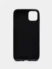 Черный чехол для iPhone 11 Pro Max, матовый, с глянцевым ободком