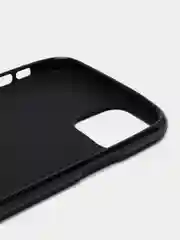 Черный чехол для iPhone 11 Pro Max, матовый, с глянцевым ободком