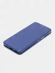 Синий чехол-книжка для Huawei nova 8, экокожа