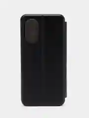 Черный чехол-книжка для Huawei nova 8, экокожа