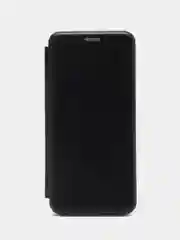 Черный чехол-книжка для Huawei nova 8, экокожа