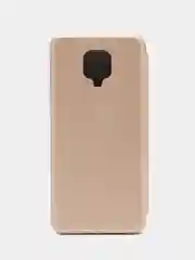 Золотой чехол книжка Xiaomi Redmi Note 9S, Note 9 Pro, Ноут 9 Про, Ноте 9 Про