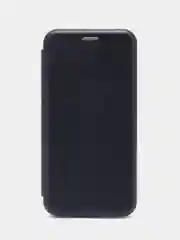 Темно-синий чехол-книжка для Xiaomi Redmi 8a / Xiaomi Redmi 8 A / 8A / Сяоми редми 8 А / 8А, экокожа