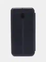 Темно-синий чехол-книжка для Xiaomi Redmi 8a / Xiaomi Redmi 8 A / 8A / Сяоми редми 8 А / 8А, экокожа