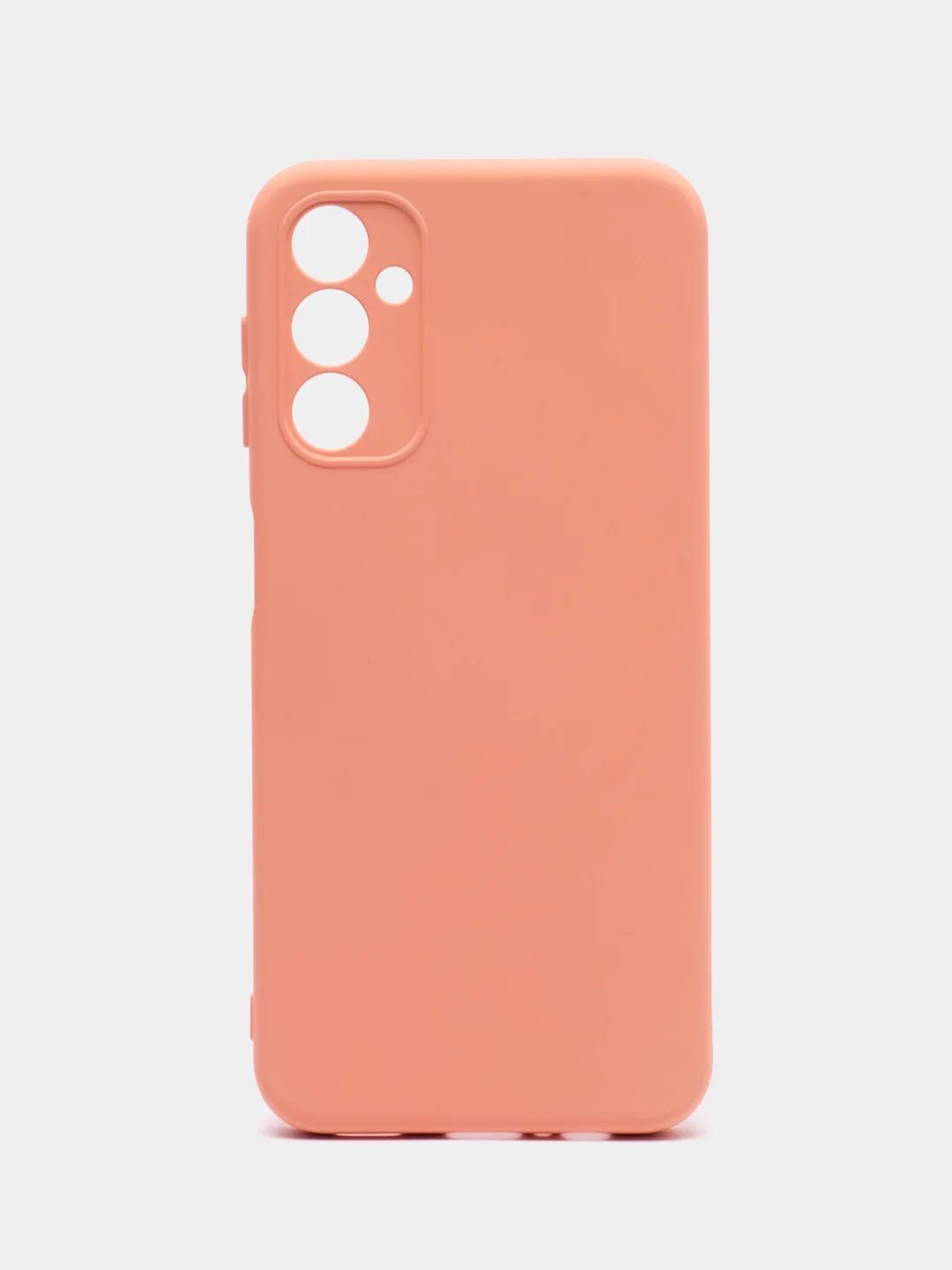 Пудровый чехол Samsung Galaxy A14 (Самсунг Галакси А14) прозрачный, силиконовый, с подкладом