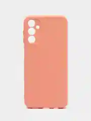 Пудровый чехол Samsung Galaxy A14 (Самсунг Галакси А14) прозрачный, силиконовый, с подкладом
