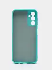 Ледяной чехол Samsung Galaxy A14 (Самсунг Галакси А14) прозрачный, силиконовый, с подкладом