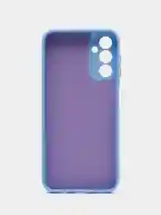 Лавандовый чехол Samsung Galaxy A14 (Самсунг Галакси А14) прозрачный, силиконовый, с подкладом