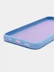 Лавандовый чехол Samsung Galaxy A14 (Самсунг Галакси А14) прозрачный, силиконовый, с подкладом