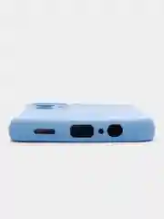 Лавандовый чехол Samsung Galaxy A14 (Самсунг Галакси А14) прозрачный, силиконовый, с подкладом